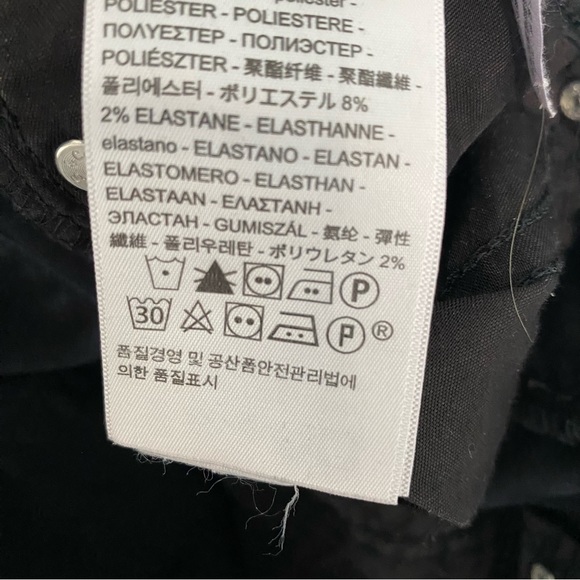 Levis - 711 Skinny Filiforme - Black Size 30 - Picture 10 of 10